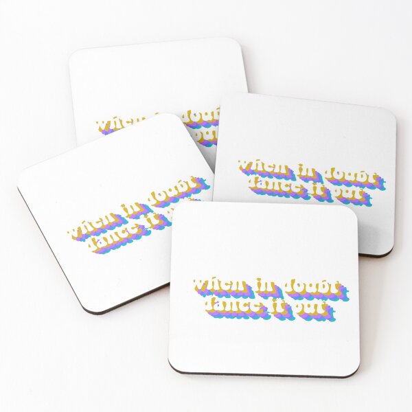 Item preview, when in doubt dance it out - cool designed and sold by Basil Lime.