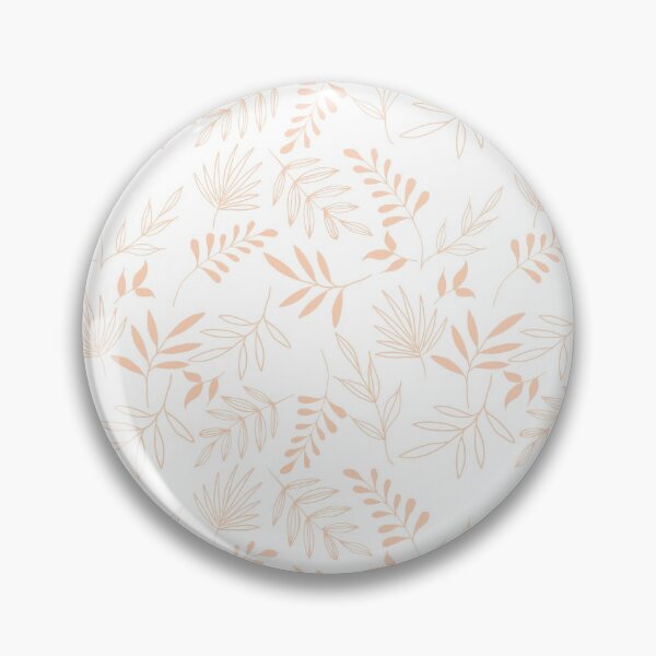 Item preview, Light pink leaves in white background pattern designed and sold by Emkute.