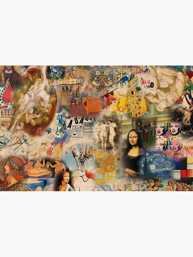 Thumbnail 4 of 4, Zipper Pouch, History of art designed and sold by snsdesign.