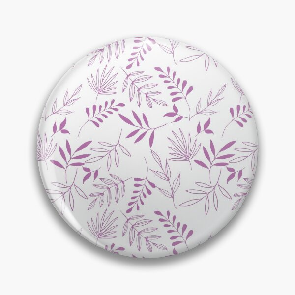 Item preview, Light purple leaves in white background pattern designed and sold by Emkute.