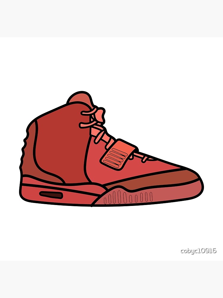nike air yeezy october red