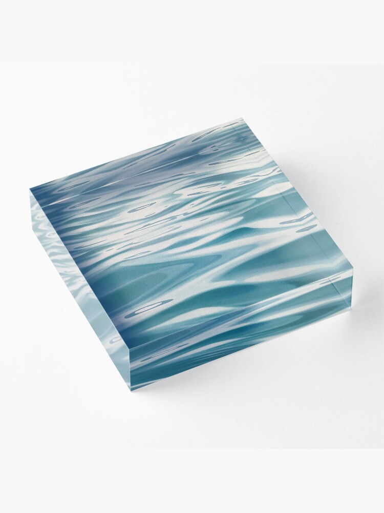 Alternate view of Drifter - water painting Acrylic Block