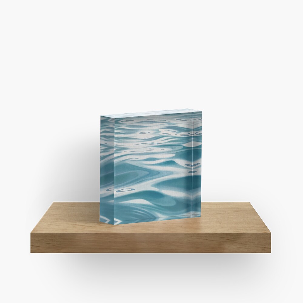 Drifter - water painting Acrylic Block