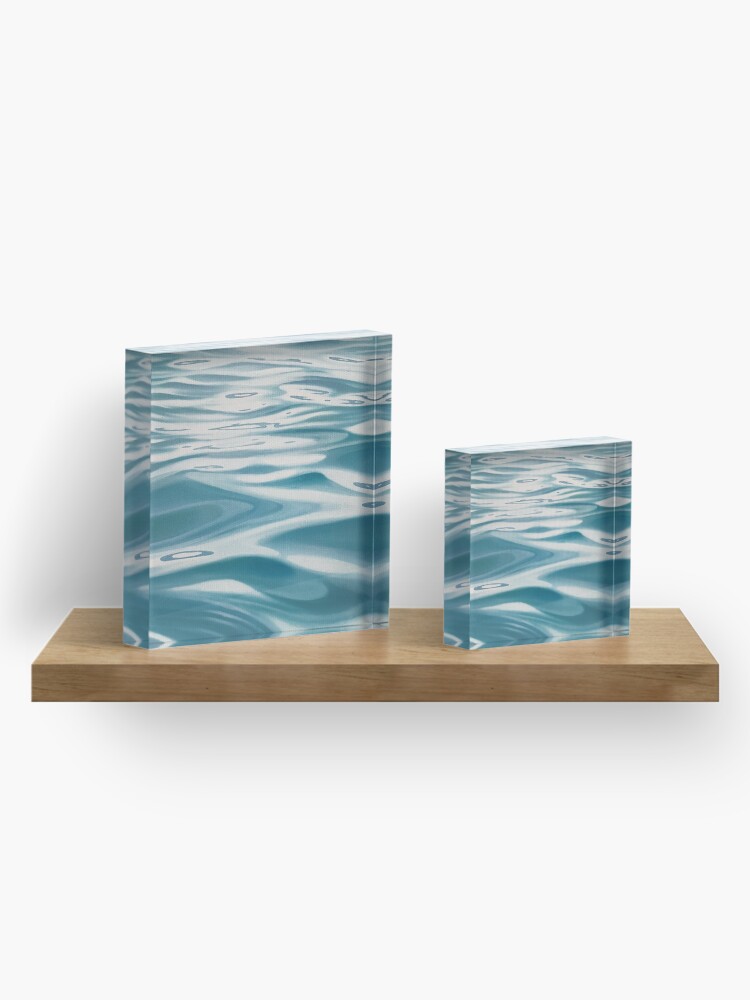 Alternate view of Drifter - water painting Acrylic Block