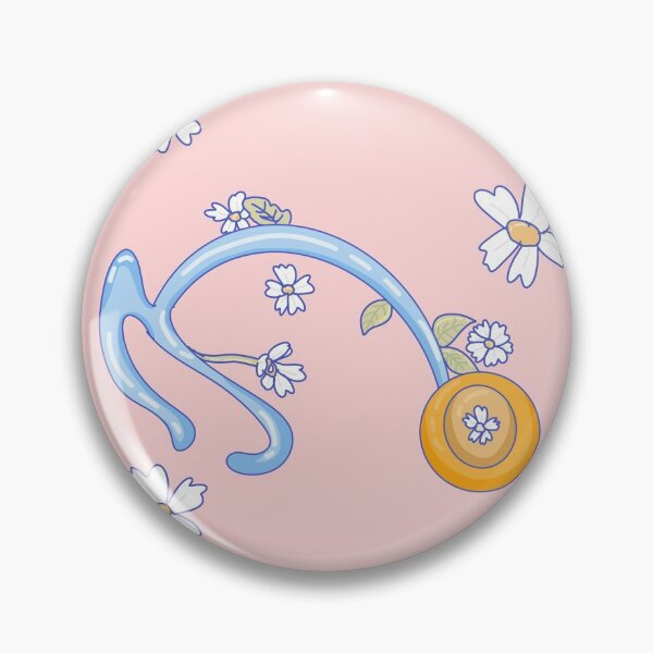 Flower Stethoscope Pin