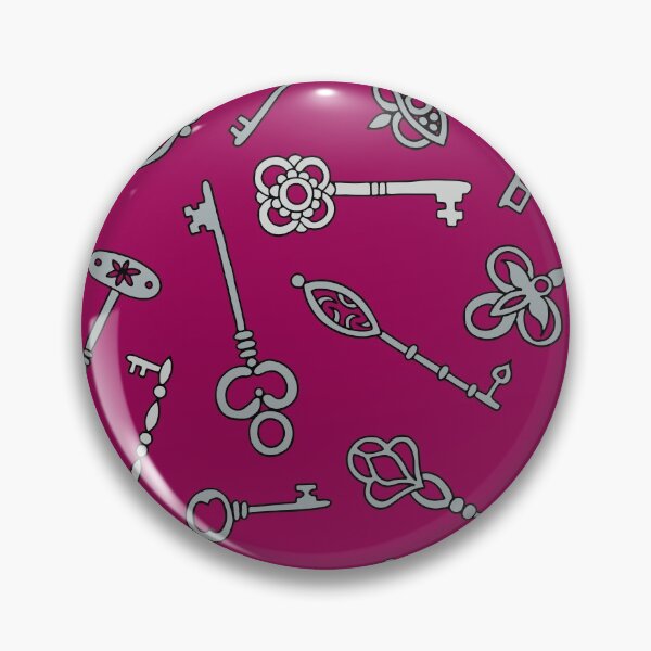 Item preview, Skeleton Keys || Burgundy Palette || Lock and Key  designed and sold by Hilary Leslie.