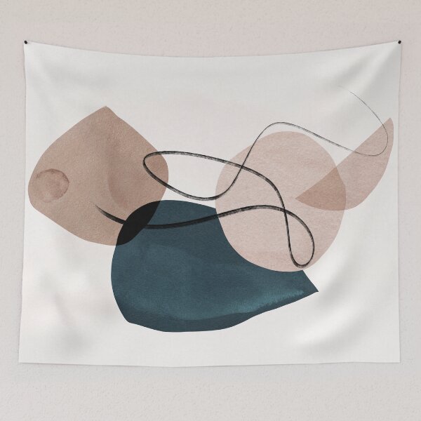 Item preview, Abstract, digital collage, modern design in neutral tones. designed and sold by PandaAvenue.