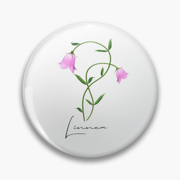 Item preview, Nordic Wildflower Linnea Twinflower Pretty Pink Flowers floral designed and sold by funnytshirtemp.