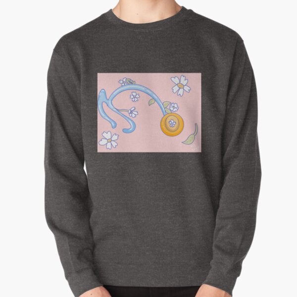 Flower Stethoscope Pullover Sweatshirt
