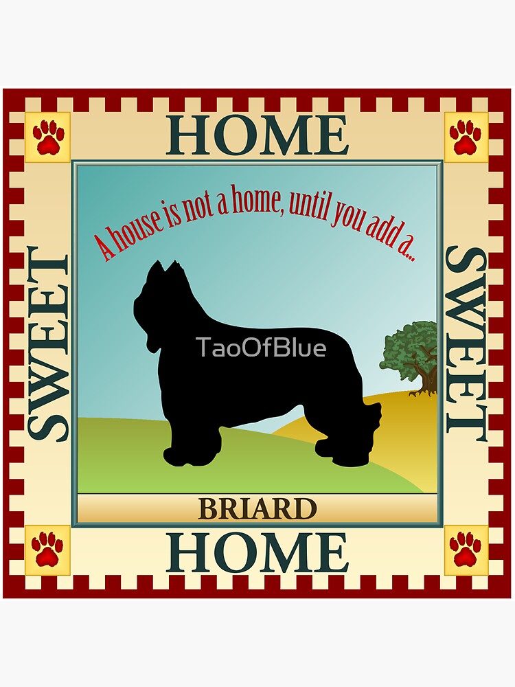 Home Sweet Home - Briard (1) by TaoOfBlue