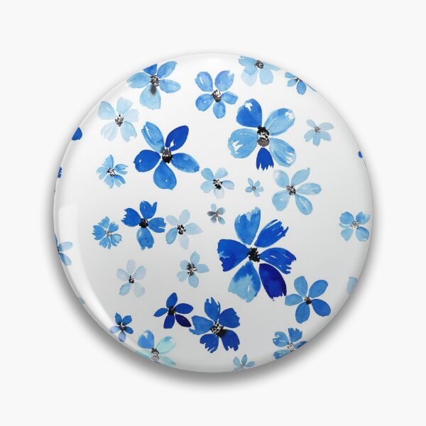 Item preview, Classic Blue Daisy Flowers designed and sold by Vivir Creatividad.