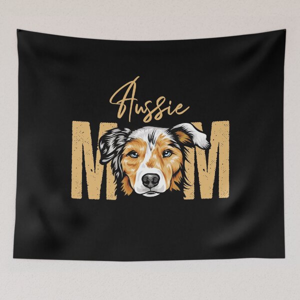 Item preview, Aussie Mom, Dog Mom Shirt, Gift idea for Aussie owner, Slim Fit T-Shirt designed and sold by ayotees.