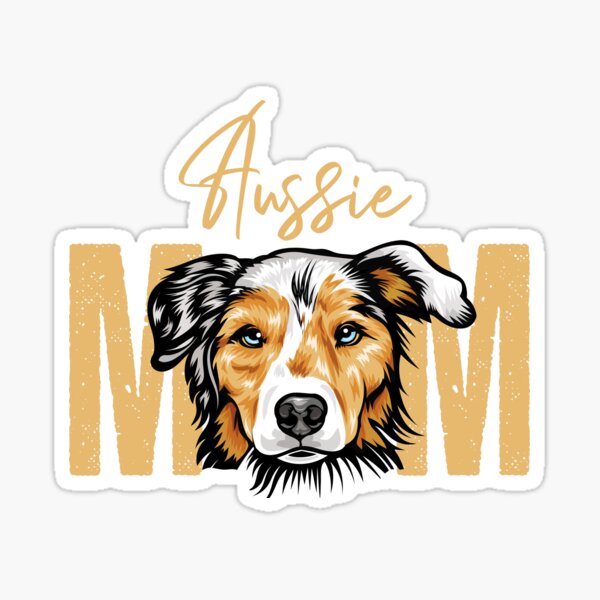 Aperçu de l'œuvre Aussie Mom, Dog Mom Shirt, idée cadeau pour propriétaire australien, T-shirt slim fit créée et vendue par ayotees.