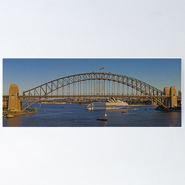 Item preview, Full Astern - Oriana slowly reverses out of Circular Quay designed and sold by TonyCrehan.