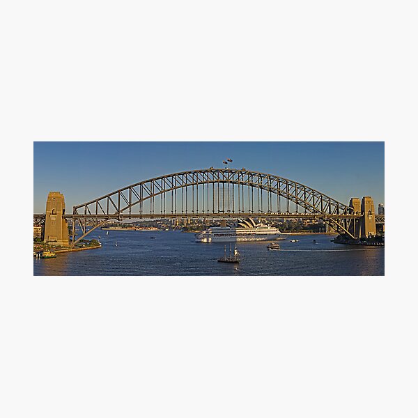 Item preview, Full Astern - Oriana slowly reverses out of Circular Quay designed and sold by TonyCrehan.