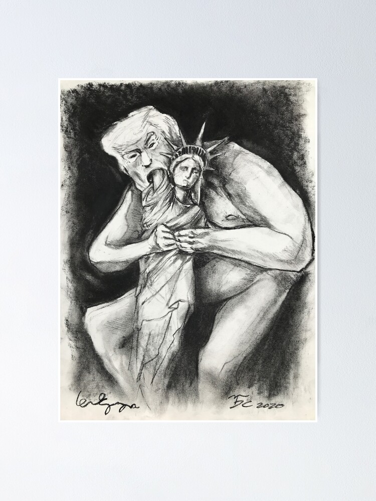 Alternate view of Trump Devours Liberty 2020 Poster Poster