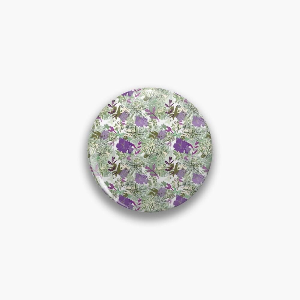 Purple flower Pin