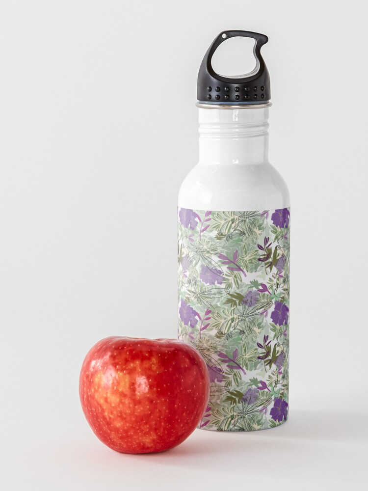 Alternate view of Purple flower Water Bottle