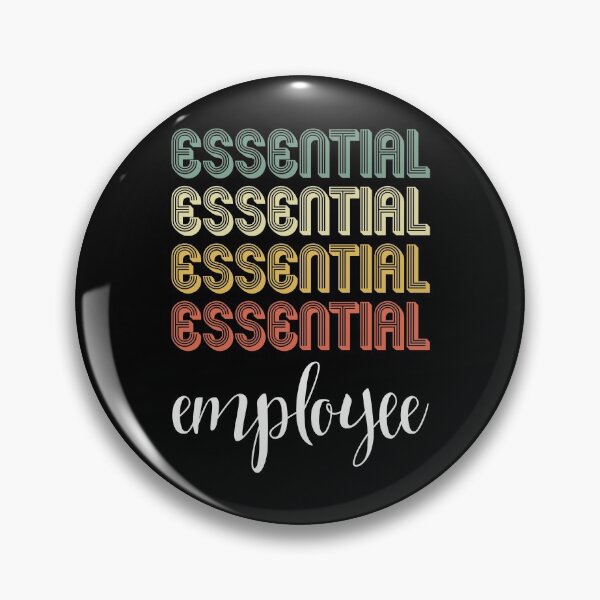 Item preview, Essential Employee - Retro designed and sold by kamrankhan.