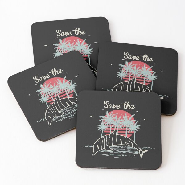 Item preview, Save The Dolphins Design. Retro Style Dolphin Product designed and sold by PackAPunch.