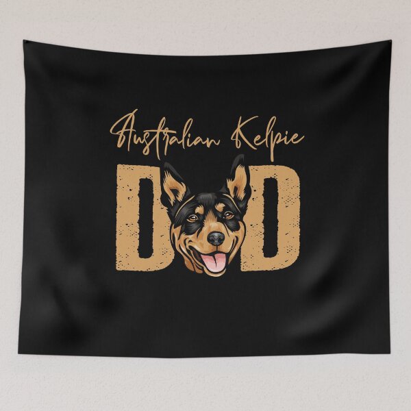Item preview, Australian Kelpie Dad, Dog Dad Shirt, Gift idea for Australian Kelpie owner, Slim Fit T-Shirt designed and sold by ayotees.