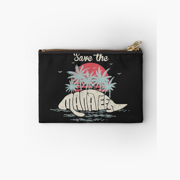 Item preview, Save The Manatees Design. Retro Style Manatee Product designed and sold by PackAPunch.
