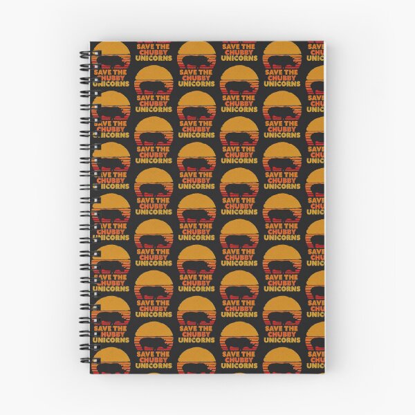 Item preview, Save The Chubby Unicorns Print. Retro Style Rhino Graphic designed and sold by PackAPunch.