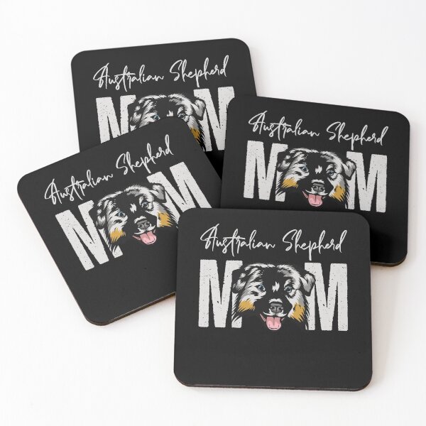 Item preview, Australian Shepherd Mom, Dog Mom Shirt, Gift idea for Australian Shepherd owner, Slim Fit T-Shirt designed and sold by ayotees.