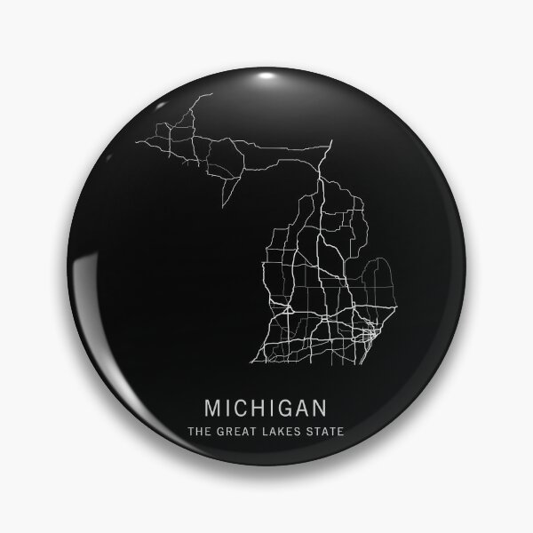 Item preview, Michigan State Road Map designed and sold by clarkstpress.