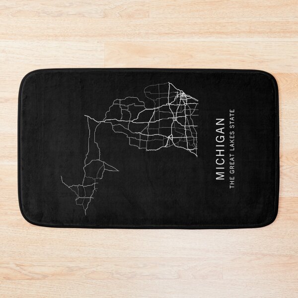 Item preview, Michigan State Road Map designed and sold by clarkstpress.