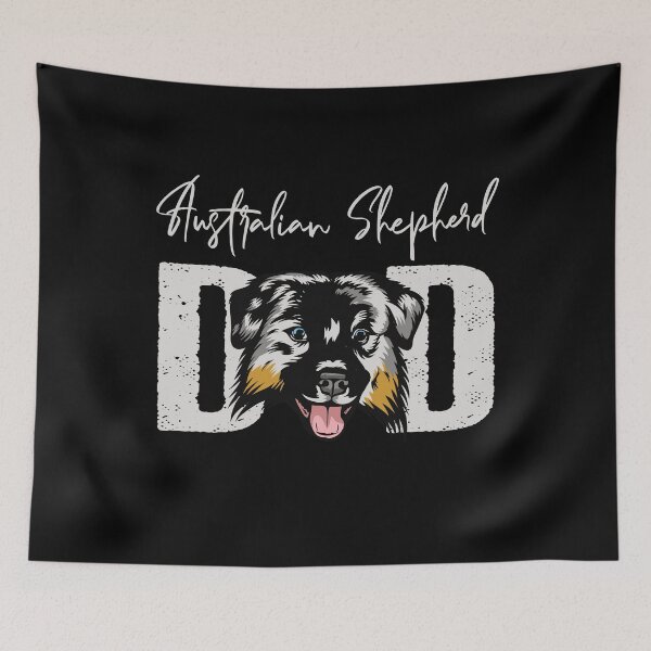 Item preview, Australian Shepherd Dad, Dog Dad Shirt, Gift idea for Australian Shepherd owner, Slim Fit T-Shirt designed and sold by ayotees.