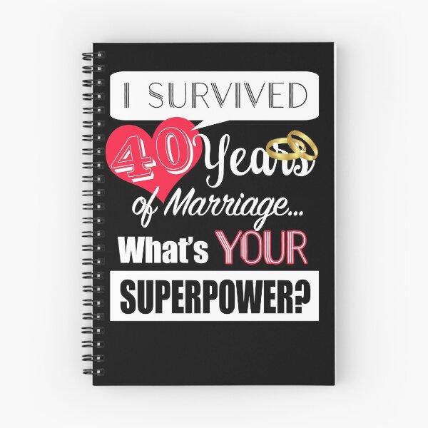 Item preview, I Survived 40 Years of Marriage - 40th Wedding Anniversary Gift designed and sold by zenspired.