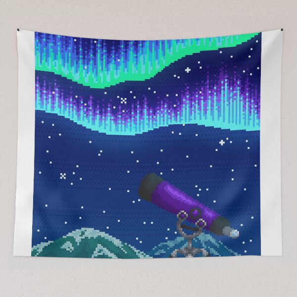 Item preview, Observing The Aurora Night designed and sold by MetallicWings15.