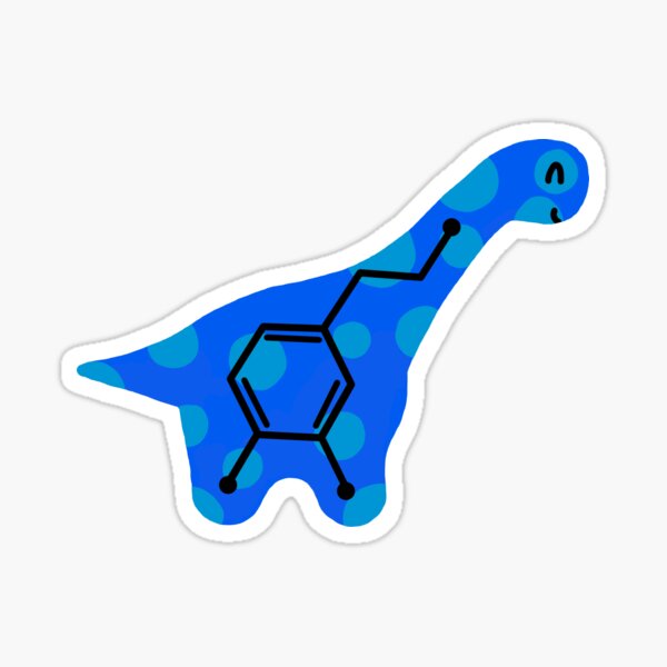 Dopamine Dinosaur Sticker