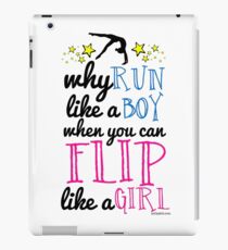 Gymnastics - Flip Like a Girl iPad Case/Skin