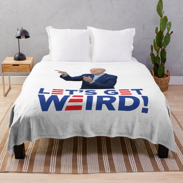 Item preview, Let's Get Weird! - Funny Joe Biden Campaign Logo Parody designed and sold by BeerBro-Designs.