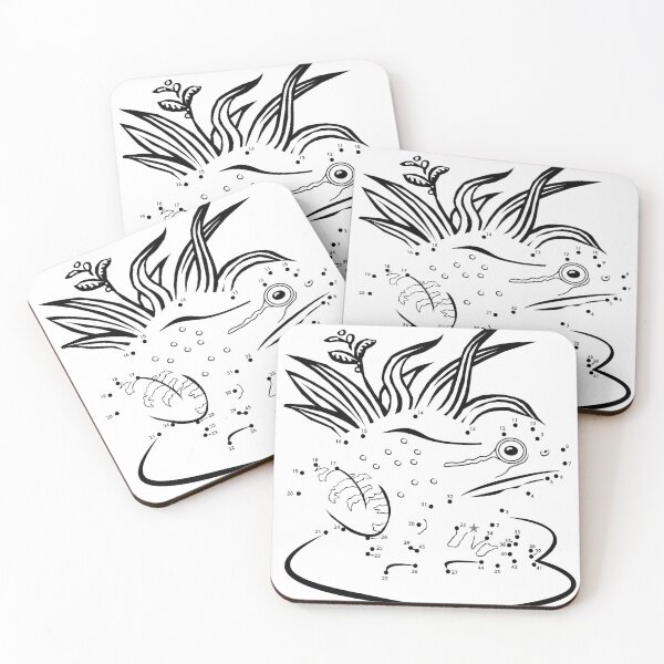 Item preview, Connect The Dots Frog Puzzle Art Childrens Room Decor designed and sold by Stephen Chambers / The Pop Art Factory.