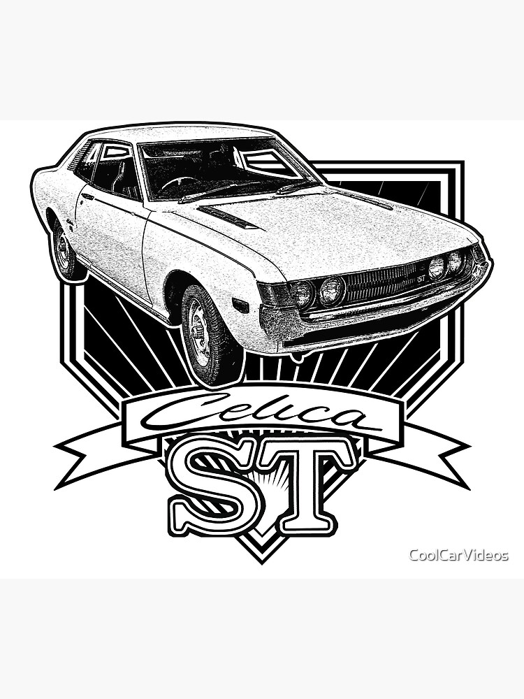 Discover Celica ST 1970 through 1977 Premium Matte Vertical Poster