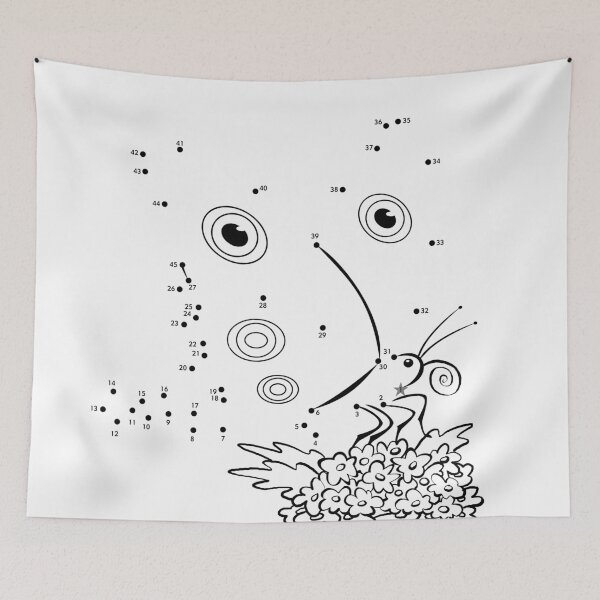 Item preview, Connect The Dots Butterfly Puzzle Art Childrens Room Decor designed and sold by Stephen Chambers / The Pop Art Factory.