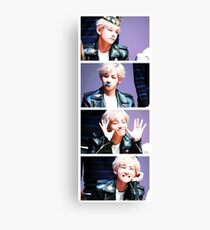 BTS/Bangtan Sonyeondan - V Collage Canvas Print