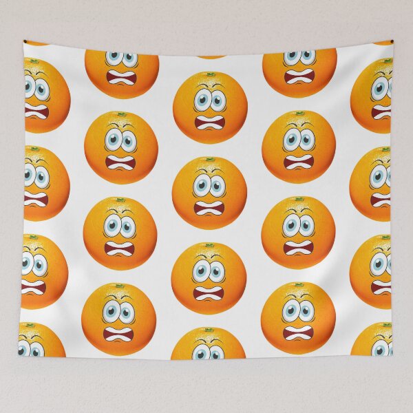 Item preview, Orange , scared funny Orange designed and sold by Full Moon.