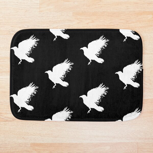 Item preview, Crow (white) designed and sold by Latch Farm  Studios.
