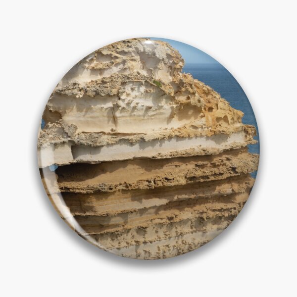 Item preview, Layered limestone cliff at Loch Ard Gorge, Australia. designed and sold by Anne Scantlebury.