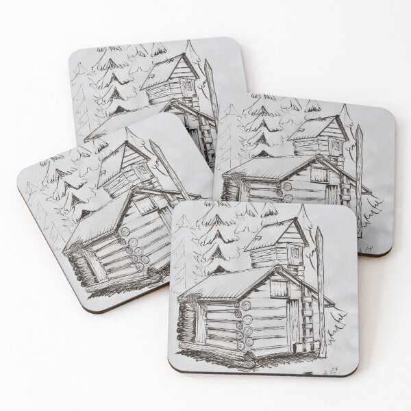 Item preview, Cabin  designed and sold by Kat Dowling Art.