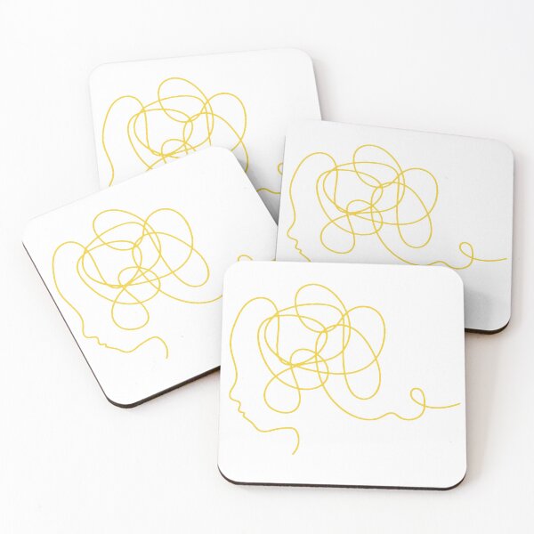Item preview, woman line sketch drawing face designed and sold by magarigaveras.