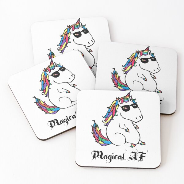 Item preview, Magical AF Unicorn designed and sold by Heralds Rest Book Store.