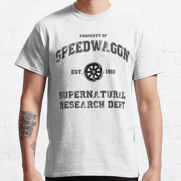 Speedwagon T Shirts Redbubble - roblox speedwagon shirt