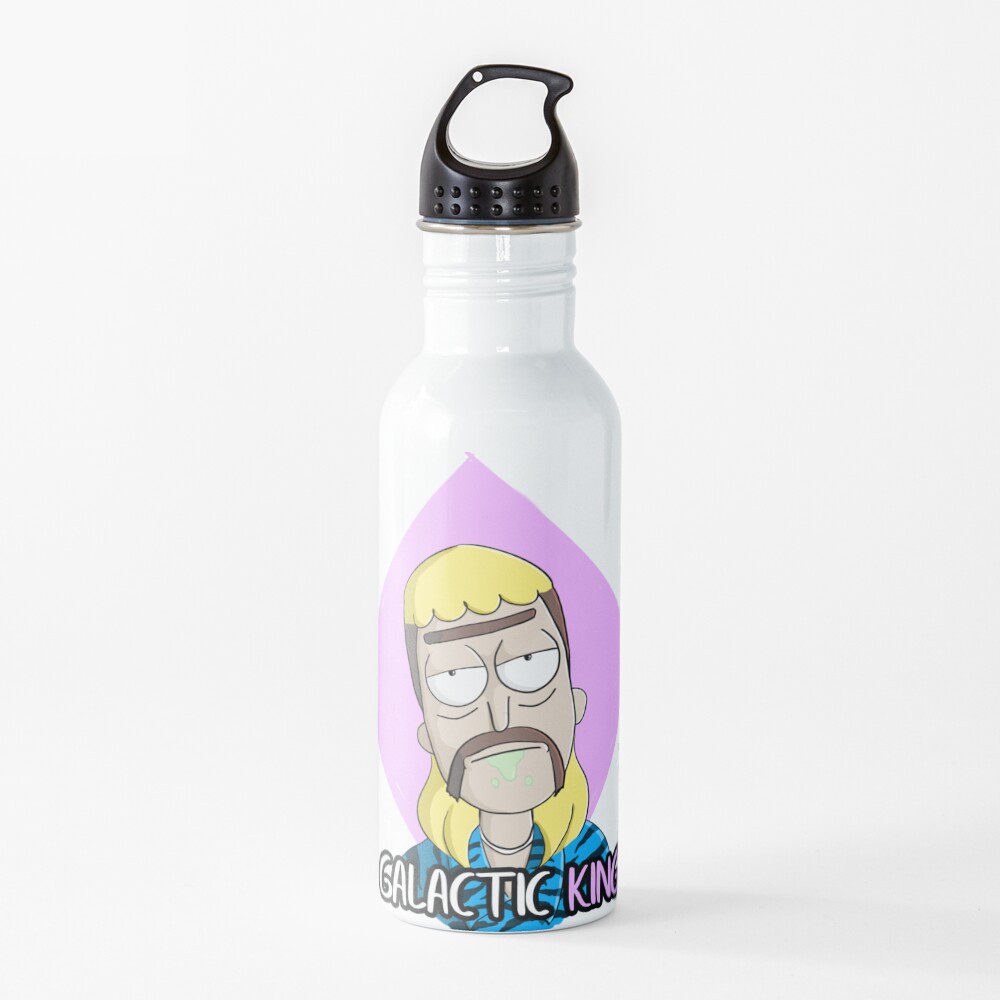 Rick Sanchez becomes Joe Exotic The Tiger King (Rick and Morty) Water Bottle