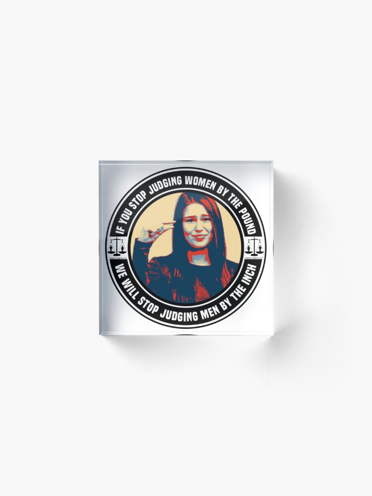 Alternate view of Don’t Judge Me Acrylic Block