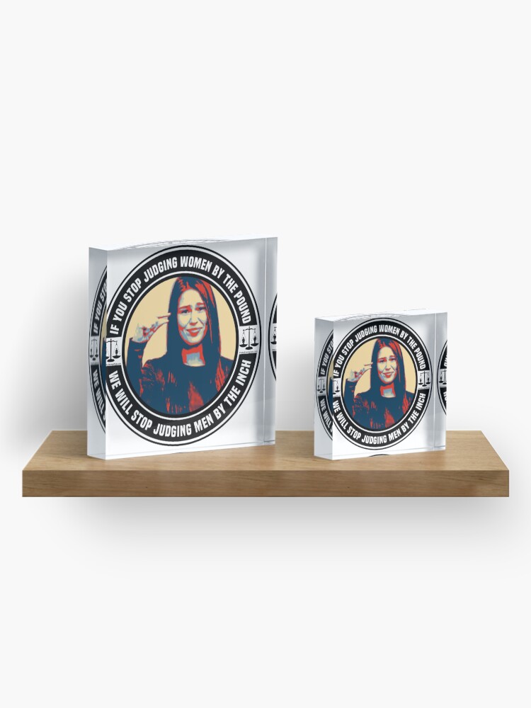 Alternate view of Don’t Judge Me Acrylic Block